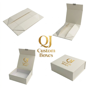 Boîte cadeau magnétique de luxe personnalisée QJ avec logo, boîte cadeau en papier magnétique de luxe personnalisée, vente en gros - Product Image 4