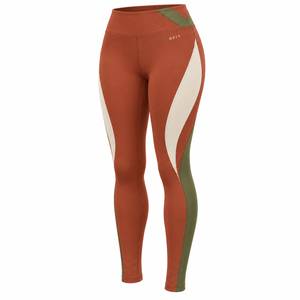 Women's High Waisted Colorblock <b>Leggings</b> Full <b>Length</b> Stretch Breathable Sporty Design - Product Image 2