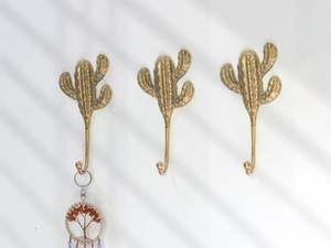 Crochets muraux en laiton au design moderne, crochets professionnels en laiton à bas prix pour l'organisation murale - Product Image 2