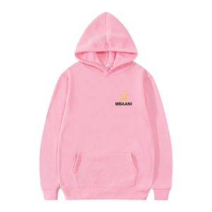 Sweat-shirt à capuche bleu marine pour homme Mbaani, coupe classique, logo étoile brodé, vêtement décontracté pour l'automne 2026, en vente - Product Image 2