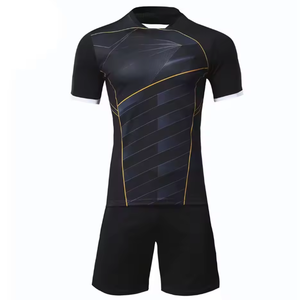 ผลิตชุดเสื้อฟุตบอล กางเกงขาสั้น คุณภาพสูง แบบสั่งทำพิเศษ ชุดยูนิฟอร์มฟุตบอลแบบซับลิเมชั่น โพลีเอสเตอร์ 100% แห้งเร็ว - Product Image 2