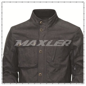 Veste de moto longue et robuste avec protections anti-chocs homologuées CE, veste de moto longue en textile pour homme, fabricant OEM, marque privée - Product Image 4