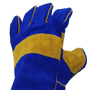 Hot Selling Welding <b>Gloves</b> High Quality Protective Fire Resistance Welding <b>Gloves</b> Made In Pakistan - Product Image 6