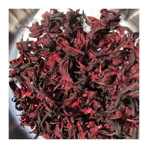 Fleurs d'hibiscus roselle séchées en gros, rouges naturelles, calices entiers coupés en morceaux pour la fabrication de thé en bouteille, de jus et de confiture, Vietnam - Product Image 5