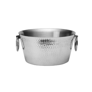 Cubo de hielo de acero inoxidable más vendido, con tapa y pinzas, diseño moderno, resistente al óxido, enfriador de bebidas para fiestas - Product Image 1
