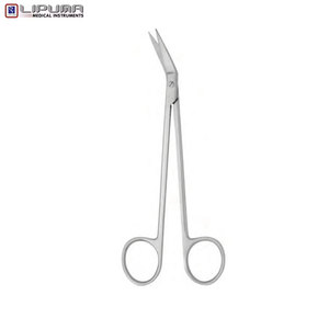 LOCKLIN Scissors Fine Operating Scissors Straight Handle <b>Saw</b> Edge 16 cm Cutting <b>Mini</b> Cut Style Medic Instruments - Product Image 2