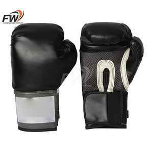 Gants de boxe en cuir souple, confortables et personnalisables pour adultes. Tailles disponibles : 6oz, 8oz, 12oz, 14oz, 16oz. Activités sportives et de plein air. - Product Image 3