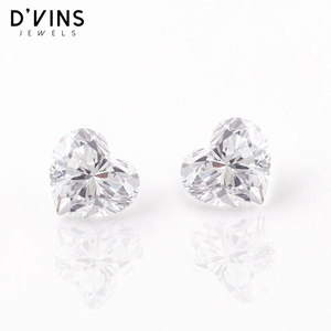 เพชรแล็บโกรว์ทรงหัวใจจาก D'vins Jewels ขายส่งสำหรับทำแหวนหมั้น (ต้นกำเนิดจากสุราษฎร์ธานี) - Product Image 5