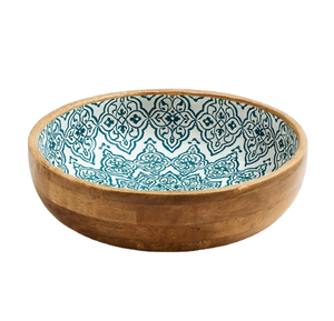 High Demands Enamel Print Wood <b>Bowl</b> For Food Soup <b>Bowl</b> Luxury Kitchen <b>Bowl</b> Store Durable Design Enamel <b>Sticker</b> Wooden <b>Bowl</b> - Product Image 1