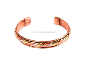 Healing Copper Tennis <b>Bracelet</b> with Magnetic Therapy Fashionable Joint Pain Relief and Wellness Accessory - Product Image 2