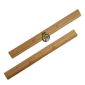 ECO - FRIENDLY CUSTOMIZED SIZE LONG RULER CLASSIC WOODWORK RULERS BAMBOO RULER MADE IN VIETNAM