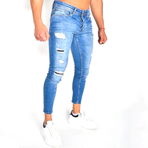 Designer Men's <b>Jeans</b> Pants Men Straight <b>Jeans</b> Stylish Denim <b>Jeans</b> Men Street Wear <b>White</b> Fitting Washed Slim Fit <b>Stretch</b> Pent - Product Image 3