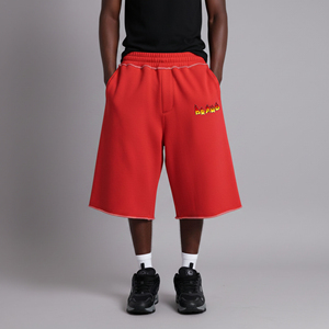 Pantalones Cortos de Hombre 100% Algodón, Cintura Media Elástica, Logotipo Personalizado Impreso, Transpirables, Color Sólido, Venta Caliente - Product Image 5