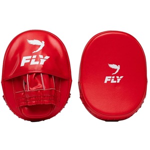 Oem Custom Made Fly Red Color <b>Focus</b> Mitts High Quality Made By Genuine Cowhide Leather Kick Boxing Training <b>Focus</b> <b>Pad</b> For Adults - Product Image 1