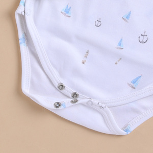 Combinaison Kimono en Bambou Biologique de Qualité Supérieure avec Élasthanne - Imprimé Sail Away - Product Image 4