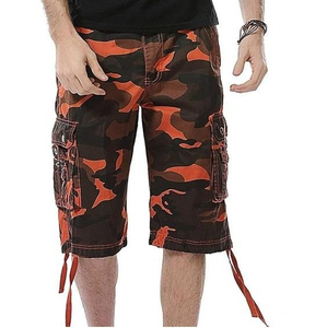 Shorts cargo tactiques respirants personnalisés avec logo pour hommes, taille élastique, séchage rapide, légers, parfaits pour la randonnée - Product Image 1