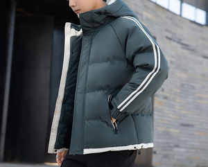 Chaqueta Acolchada con Capucha Estilo Urbano para Hombre, Artiz International, Venta al Por Mayor, Invierno, Ecológica, Resistente al Viento, 100% Poliéster - Product Image 2