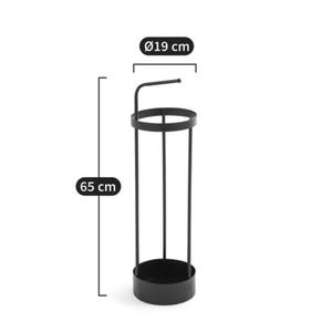 Stylish Contemporary Metal Umbrella Stand For Entryway Organizer With Functional Storage And Decorative Appeal - Product Image 1
