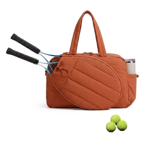 Sac de pickleball portable en nylon pour l'extérieur, sac de sport avec compartiment à chaussures indépendant, sac de voyage fitness léger et de rangement - Product Image 1