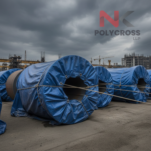 Rouleau de bâche flexible haute résistance, imperméable, pour applications extérieures et commerciales - Product Image 4