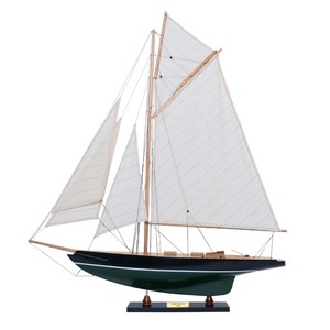 Y070 Pen Duick - Maqueta de Yate Pintada a Mano, Decoración Náutica de Madera de Cedro Hecha a Mano para Mesa, Artículo de Colección Marítima, 67Lx13Wx80H cm - Product Image 1