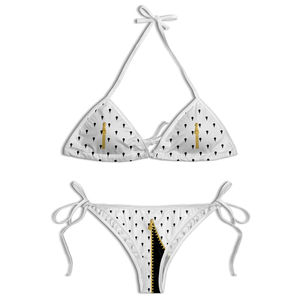 ชุดว่ายน้ำเซ็กซี่สำหรับผู้หญิงพร้อมโลโก้แบบกำหนดเอง ชุดบิกินี่และชุดชายหาดสำหรับสาวๆ บราสำหรับว่ายน้ำทันสมัย ผลิตจากผ้าสแปนเด็กซ์และโพลีเอสเตอร์ - Product Image 4