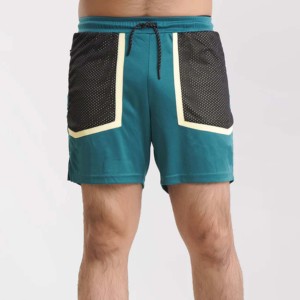Men's Solid Teal 100% Cotton Eco-Friendly Board <b>Shorts</b> with Mesh Pockets <b>Quick</b> <b>Dry</b> Elastic Waist Casual Sport - Product Image 1