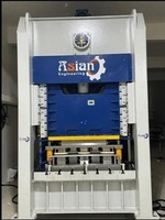 Machine de poinçonnage semi-automatique à deux cavités pour barquettes en aluminium, 50 PPM, ligne de production de barquettes alimentaires haute vitesse, 15HP 440V MS