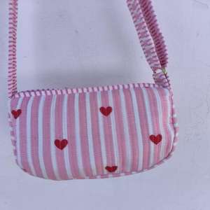 Sac bandoulière léger en tissu de coton, style bohème, imprimé cœurs, pour femme, idéal pour l'hiver et les voyages - Product Image 3