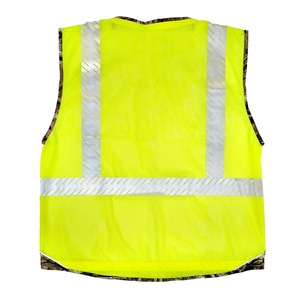Gilet de sécurité haute visibilité pour homme, vêtement de travail réfléchissant en maille avec bas camouflage - Product Image 4