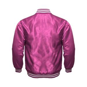 Blouson universitaire imperméable en satin argenté pour homme, coupe droite, col montant, garniture noire, fermeture à boutons corne, style décontracté preppy, patchs, hiver - Product Image 5