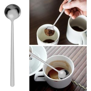 Set di 6 Cucchiaini in Acciaio Inox per Caffè e Tè, Cucchiaini Rotondi per Dessert, Torte e Gelati - Product Image 2