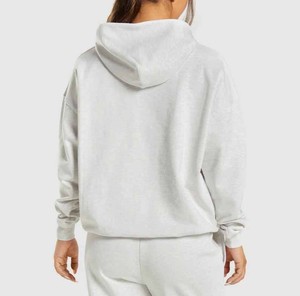 Ensemble sweat à capuche unisexe oversize 2026 – Couleur unie, molleton de coton, décontracté, pour l'automne, avec poches, respirant, coupe classique - Product Image 2