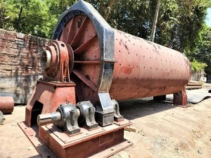 Molino de Bolas con Motor AC de Hindustan Agro Industry, Máquina para Moler Minerales, Equipo de Procesamiento de Cemento y Fertilizantes - Product Image 1