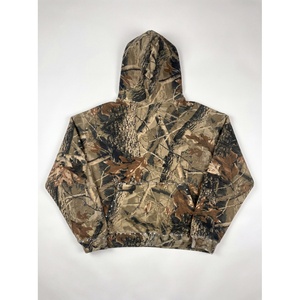 Herren Camo Grafik-Print Pullover Hoodie Übergroßer Streetwear Fleece-Sweatshirt mit Signature BORN RAEES Branding - Product Image 4