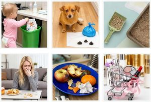 Sacs à déjections canines avec distributeur, sacs à déjections canines épais et étanches, taille plus grande de 10 % pour animaux de compagnie - Product Image 5