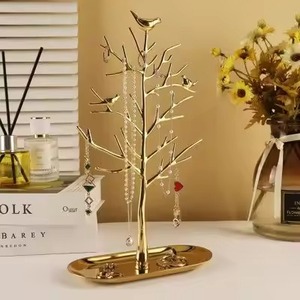 Modern Collection Metal Jewelry Stand Stylish Display Rack for Necklaces Earrings Bracelets Rings <b>Bedroom</b> <b>Vanity</b> Dresser Storage - Product Image 3