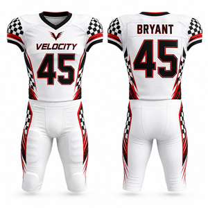 Uniforme de Fútbol Americano de Poliéster Personalizado al por Mayor para Eventos Escolares, Universitarios, Comunitarios, Academias, Clubes Deportivos, Equipos, Jugadores y Entrenadores - Product Image 6