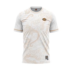 Venta al por Mayor de Camisetas Deportivas Modernas con Cuello Redondo, 100% Poliéster, Tela Transpirable, Diseño Sublimado, Logotipo del Equipo Personalizado - Product Image 3