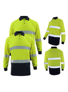 Polo de Alta Calidad para Hombre, Ligero y Personalizable, de Secado Rápido y Transpirable con Franja Reflectante, la Mejor Ropa de Trabajo - Product Image 3