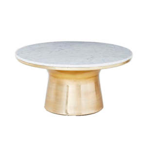 Ensemble de 2 tables basses modernes en métal noir avec plateau en bois, table d'appoint ronde minimaliste pour salon - Product Image 4