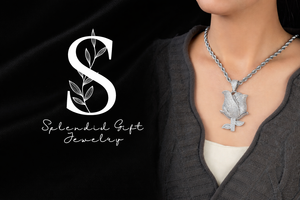 Colgante de oro de 18 quilates con adornos de elefante, mariposa, serpiente, rosa y cruz para manualidades DIY - Product Image 6