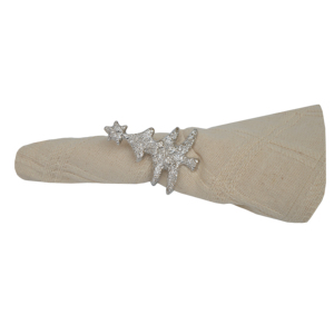 Anneau de serviette au design métallique avec finition standard pour décorer votre table, décoration de table pour hôtel et restaurant, porte-serviettes - Product Image 2