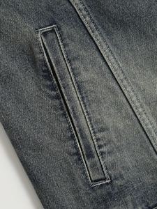 Service OEM, veste en jean légère, écologique, respirante, décontractée pour hommes, logo personnalisé - Product Image 6