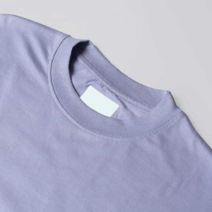 Camisetas de Hombre Extra Grandes a la Moda, con Logotipo Bordado Personalizado, Cuello Redondo, Manga Corta, 100% Algodón, Estilo Hip Hop, Antiarrugas y Transpirables - Product Image 5