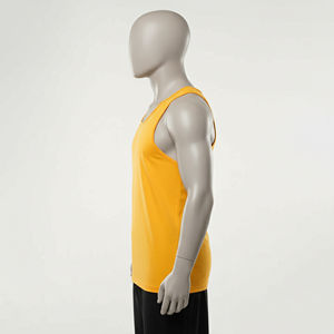 เสื้อกล้ามกีฬาไซส์ใหญ่สำหรับออกกำลังกาย ฟิตเนส ยิม สีพื้น ผ้าฝ้าย 100% เสื้อผ้าผู้ชาย เสื้อกล้ามฤดูร้อน - Product Image 2