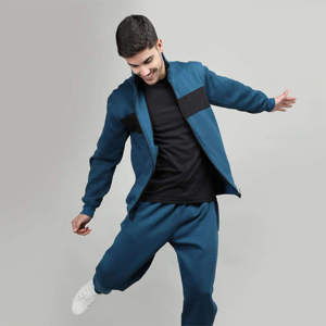 Conjunto Deportivo para Hombre, Chaqueta Ligera con Cierre Completo y Pantalones, Ropa Deportiva Transpirable para Correr, Gimnasio y Entrenamiento - Product Image 3
