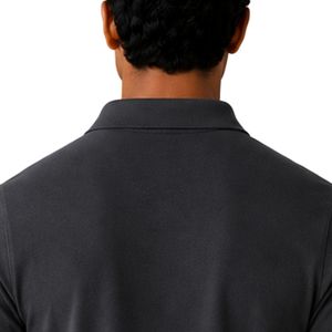 Polo de Hombre Gris Oscuro con Cierre, Diseño de Logotipo Personalizado, Manga Corta, Mezcla de Algodón Premium, Polo de Golf Casual de Lujo, OEM, Moda - Product Image 4
