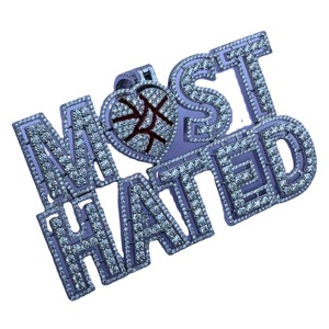 Pendentif Lettre Prénom Moissanite Iced Out Style Hip Hop le Plus Haineux, Breloque en Argent 925, Pendentif Lettre Prénom Personnalisé pour Hommes - Product Image 2