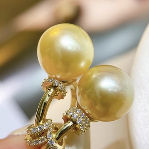 G18K Natural Platinum Grey Pearl Earrings 8-9mm Basic Flawless Fashion <b>Matching</b> Gift <b>Box</b> Included - Product Image 2